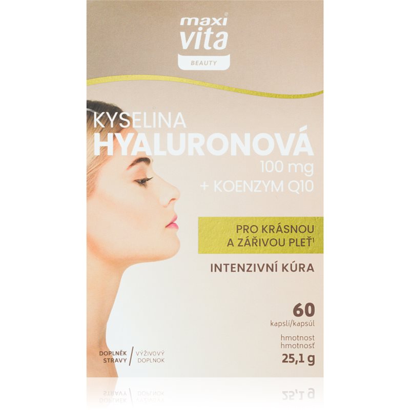 Maxi Vita Kyselina hyalurónová 100 mg + koenzým Q10 kapsuly pre krásnu pleť 60 cps kúpite na Notino.sk