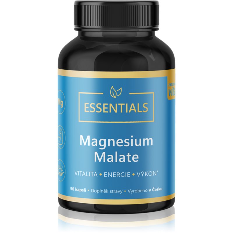Maxi Vita Essentials Magnesium Malate kapsle pro normální činnost nervové soustavy 90 cps