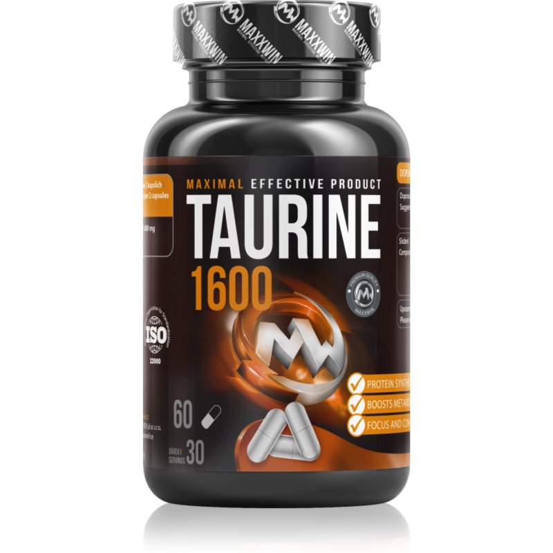 Maxxwin Taurine 1600 podpora sportovního výkonu 60 cps