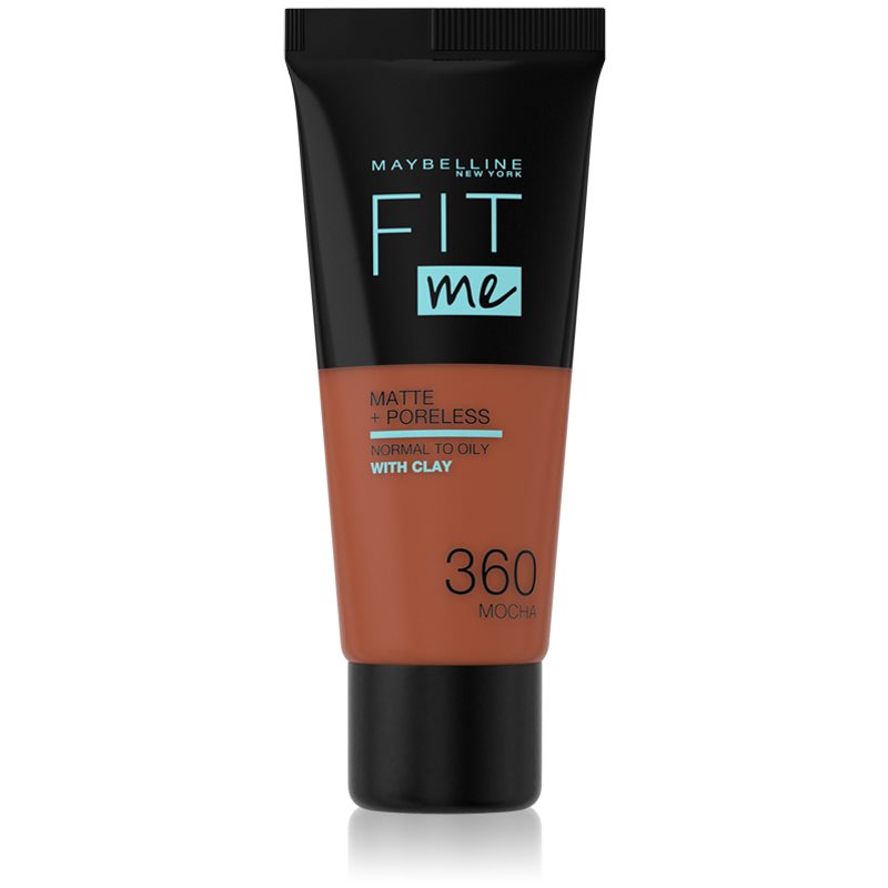 Maybelline Fit Me! Matte+Poreless mattifying makeup for normal to oily skin shade 360 Mocha 30 ml

