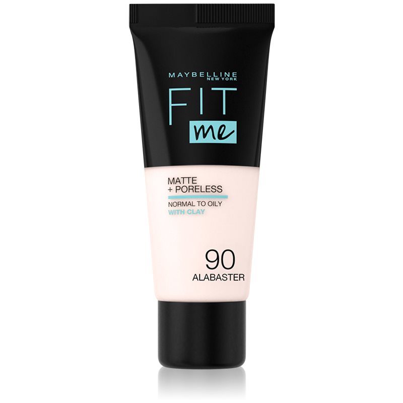 

Maybelline Fit Me! Matte+Poreless матуюча тональна основа для нормальної та жирної шкіри відтінок 90 Alabaster