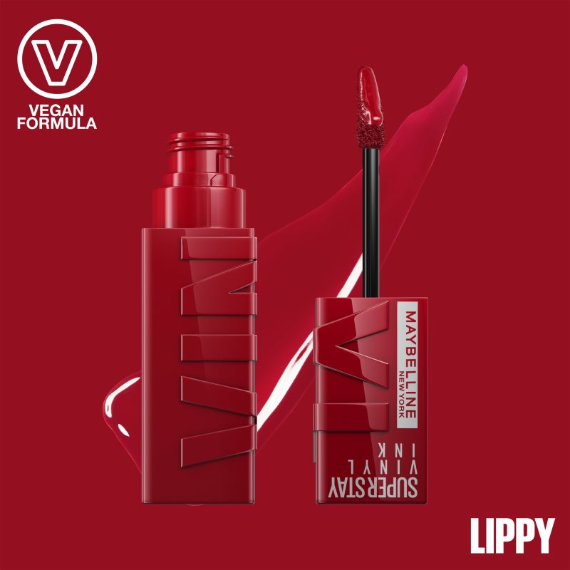 MAYBELLINE NEW YORK SuperStay Vinyl Ink Rouge à Lèvres Liquide Longue Tenue 10 LIPPY 4.2 Ml