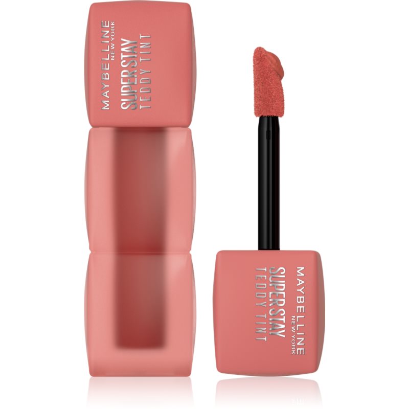 MAYBELLINE NEW YORK Teddy Tint rouge à lèvres longue tenue effet mat teinte 15 Skinny Dip 5 ml female