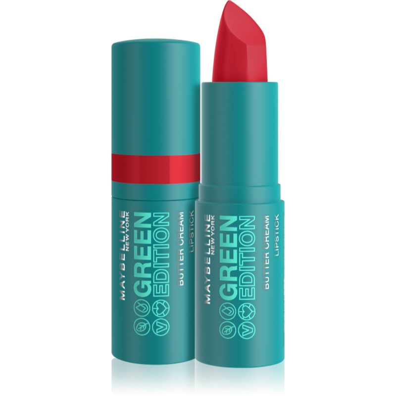 Maybelline Green Edition rouge à lèvres crémeux pour un effet naturel teinte 004 Maple 3,4 g female
