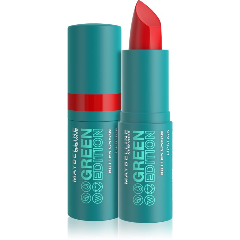 Maybelline Green Edition rouge à lèvres crémeux pour un effet naturel teinte 005 Rainforest 3,4 g female