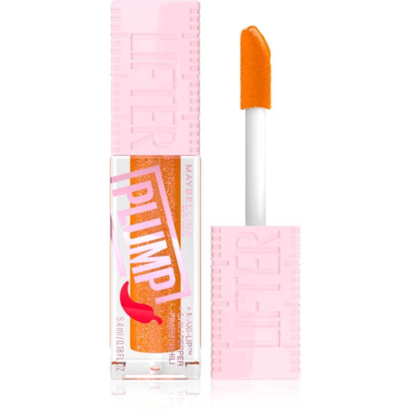 Maybelline Lifter Plump lip gloss with magnifying effect shade 008 Hot Honey 5,4 ml
