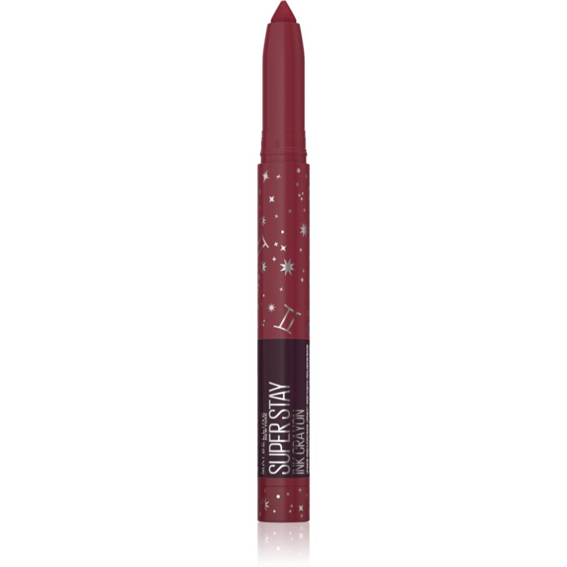 Maybelline SuperStay Ink Crayon Zodiac rouge à lèvres forme crayon teinte 55 Make it happen - Gemini 2 g female