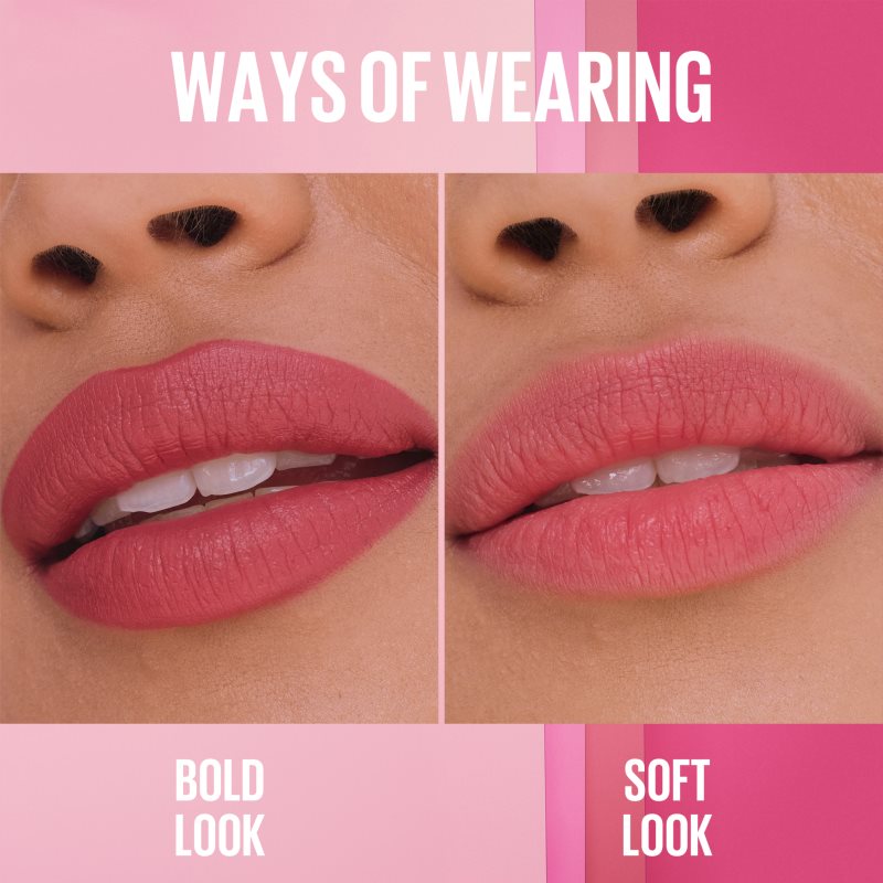 MAYBELLINE NEW YORK Serum Lipstick Matte matná rtěnka s hydratačním účinkem odstín 001 Crop Top 1 ks (obrázek 4)