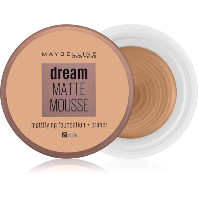 Maybelline Dream Matte Mousse mattifying foundation shade 21 Nude 18 ml

