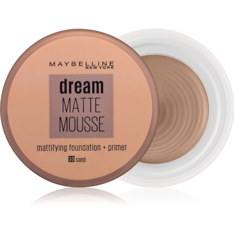 Maybelline Dream Matte Mousse тональний крем з матуючим ефектом відтінок 30 Sand 18 мл