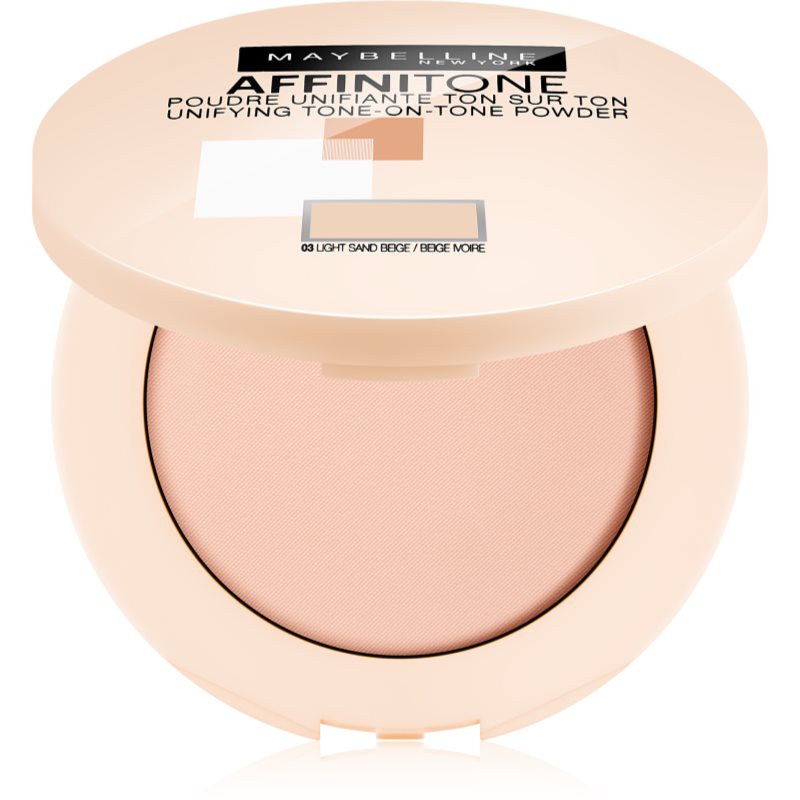 Maybelline Affinitone Compact Unifying Powder Shade 03 Light Sand Beige 9 G