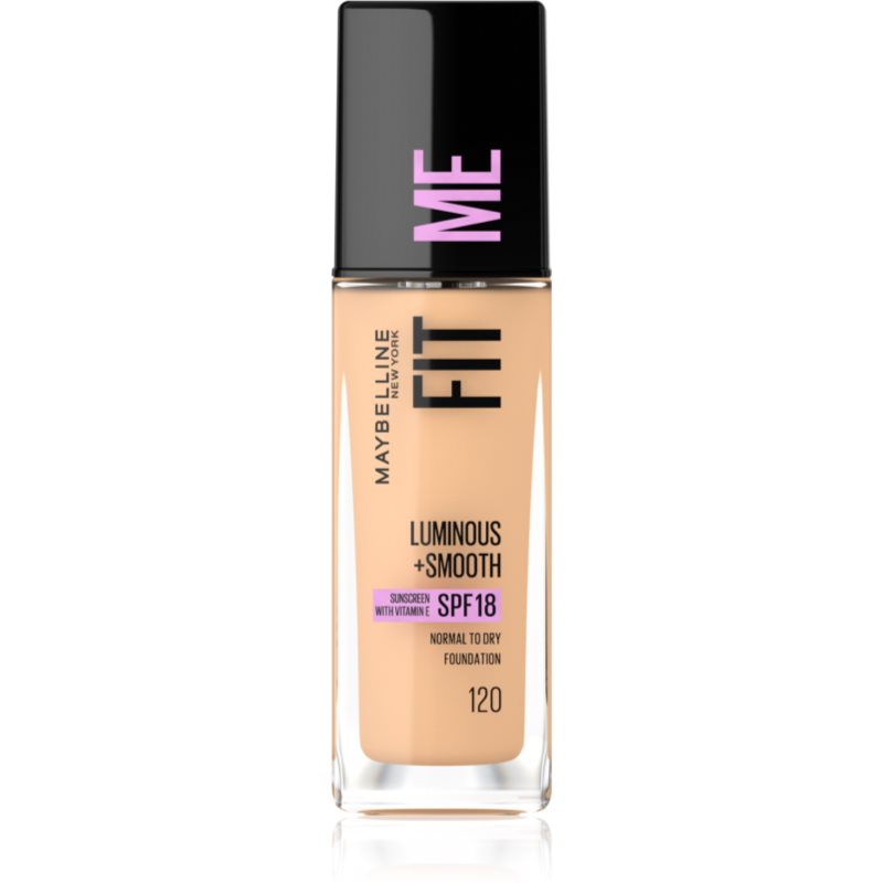 Maybelline Fit Me! liquid foundation to brighten and smooth the skin shade 120 Classic Ivory 30 ml
