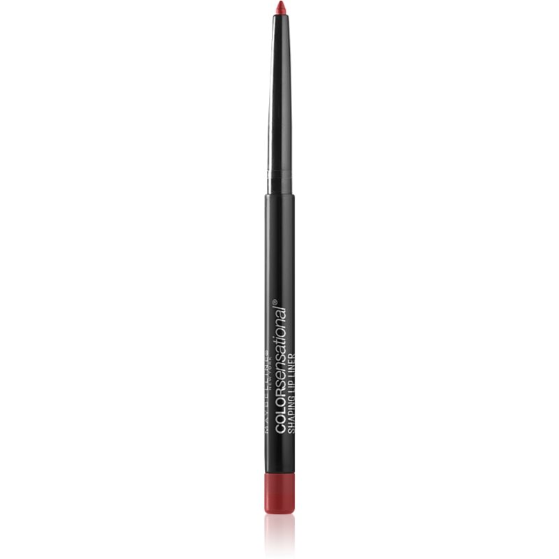 Maybelline Color Sensational Shaping Lip Liner Lippenkonturenstift mit einem Anspitzer Farbton 80 Red Escape 1,2 g