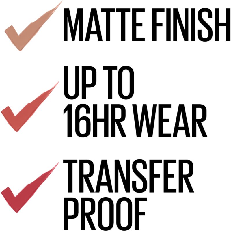 Maybelline SuperStay Matte Ink матова помада - крем для стійкого ефекту відтінок 15 Lover 5 мл