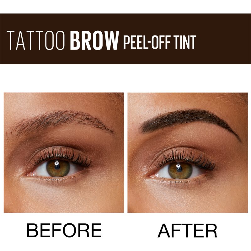 Maybelline Tattoo Brow Semi-permanent Eyebrow Gel Shade Dark Brown 4,6 G