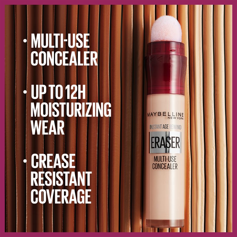 MAYBELLINE NEW YORK Instant Anti Age Eraser Correcteur Liquide Avec Applicateur éponge Teinte 13 Cocoa 6.8 Ml