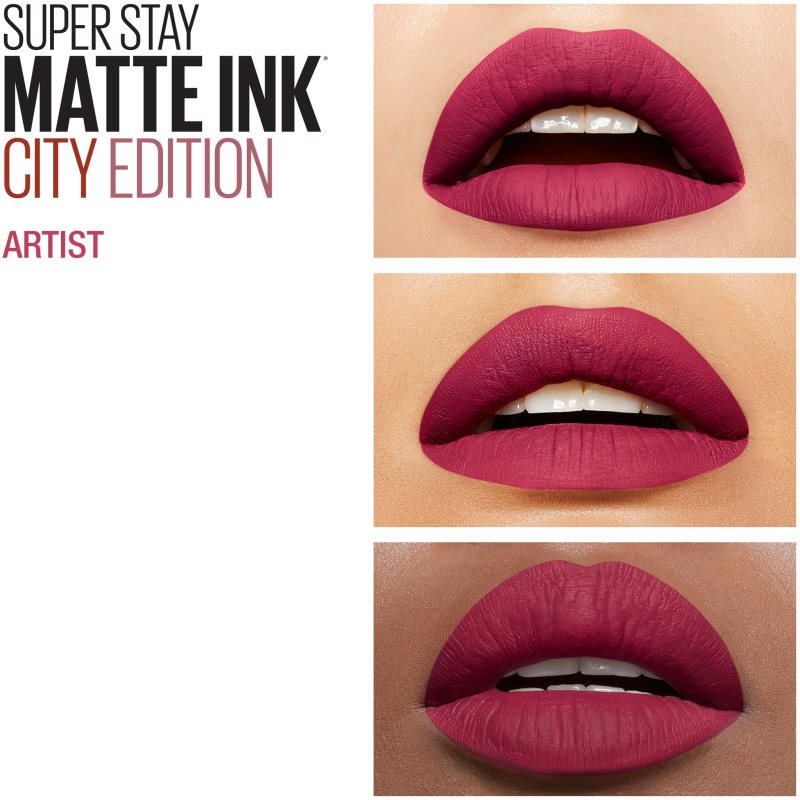 MAYBELLINE NEW YORK SuperStay Matte Ink rossetto liquido matte per un effetto lunga durata colore 120 Artist 5 ml