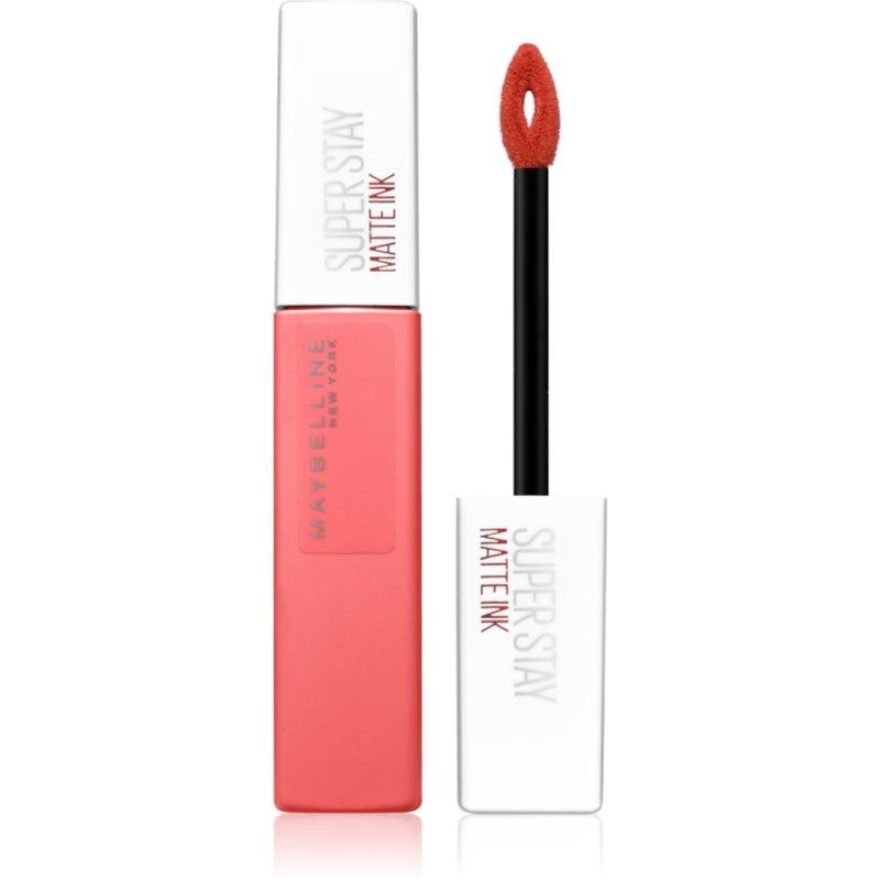 Maybelline SuperStay Matte Ink liquid matt lipstick with long-lasting effect shade 130 Self-Starter 