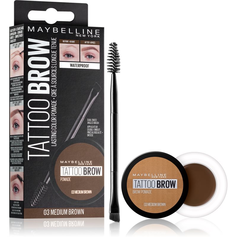 

Maybelline Tattoo Brow епілятор для обличчя відтінок 03 Medium Brown