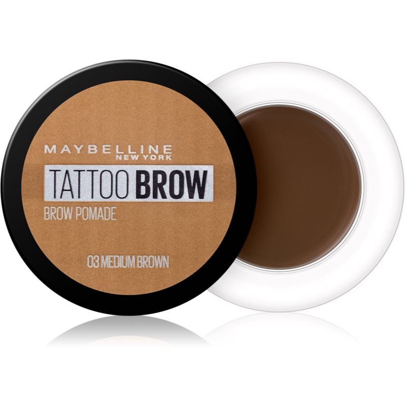 Maybelline Tattoo Brow помада для брів відтінок 03 Medium Brown