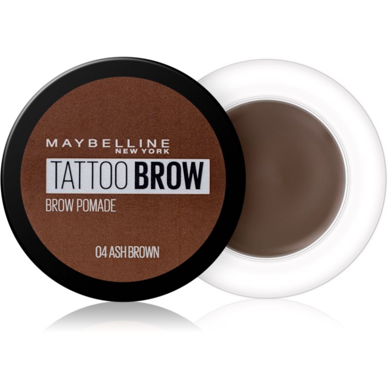 Maybelline Tattoo Brow Gel Eyebrow Pomade Shade 04 Ash Brown