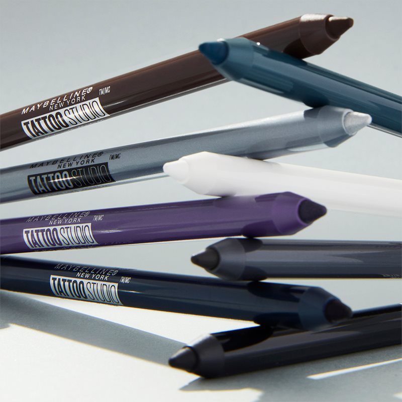 Maybelline Tattoo Liner Gel Pencil гелева підводка для очей відтінок 901 Intense Charcoal 1.3 гр