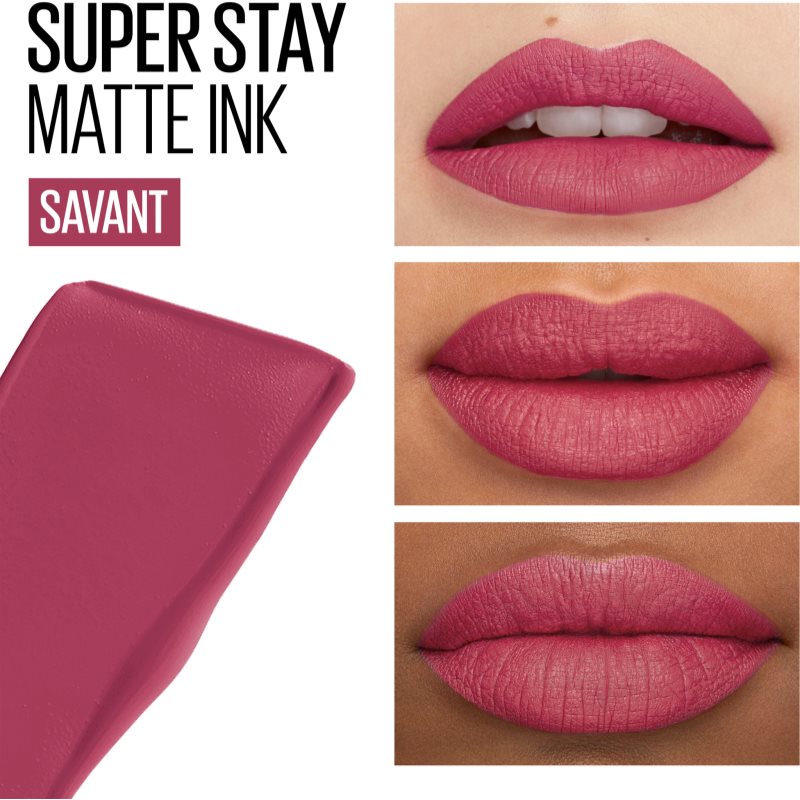 Maybelline SuperStay Matte Ink Liquid Matt Lipstick With Long-lasting Effect Shade 155 Savant 5 Ml