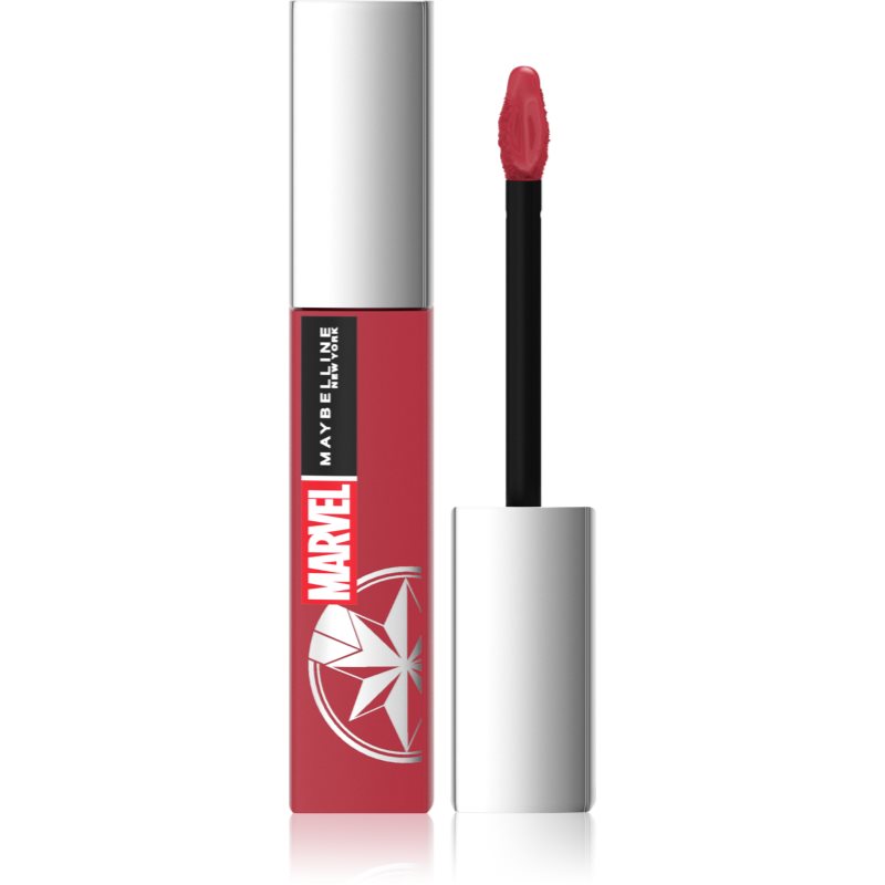 

Maybelline x Marvel SuperStay Matte Ink стійка рідка матова помада відтінок 80 Ruler