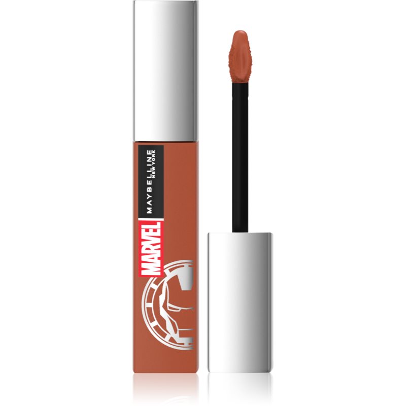 

Maybelline x Marvel SuperStay Matte Ink стійка рідка матова помада відтінок 75 Fighter