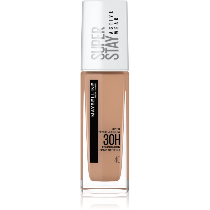 Maybelline SuperStay Active Wear long-lasting foundation for full coverage shade 40 Fawn 30 ml
