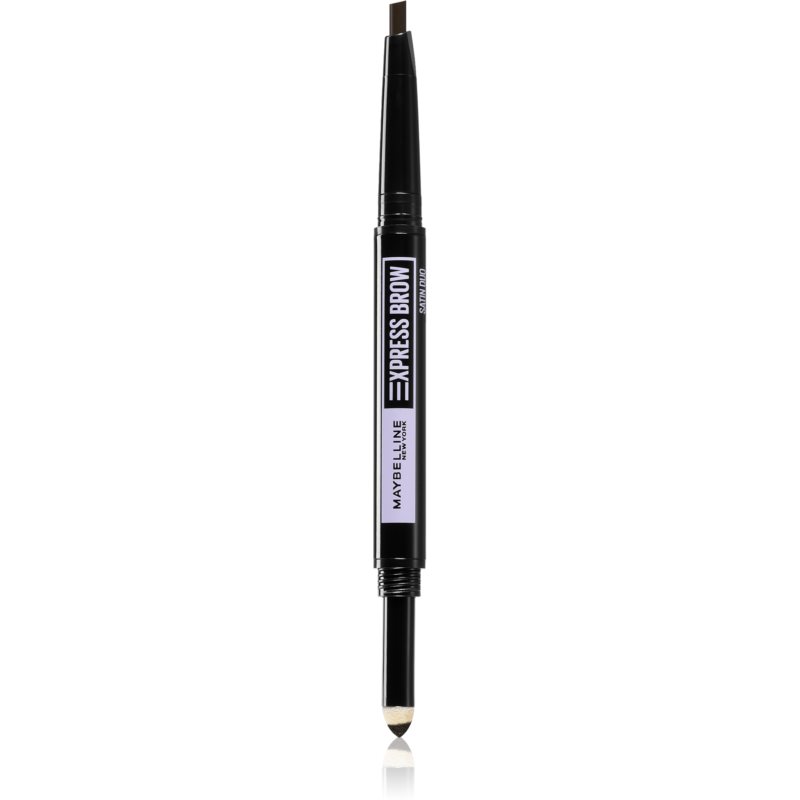 Maybelline Express Brow Satin Duo eyebrow pencil and powder double shade 04 - Dark Brown

