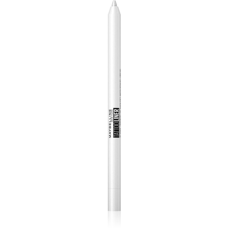Maybelline Tattoo Liner Gel Pencil gelasti svinčnik za oči odtenek Polished White 1.3 g