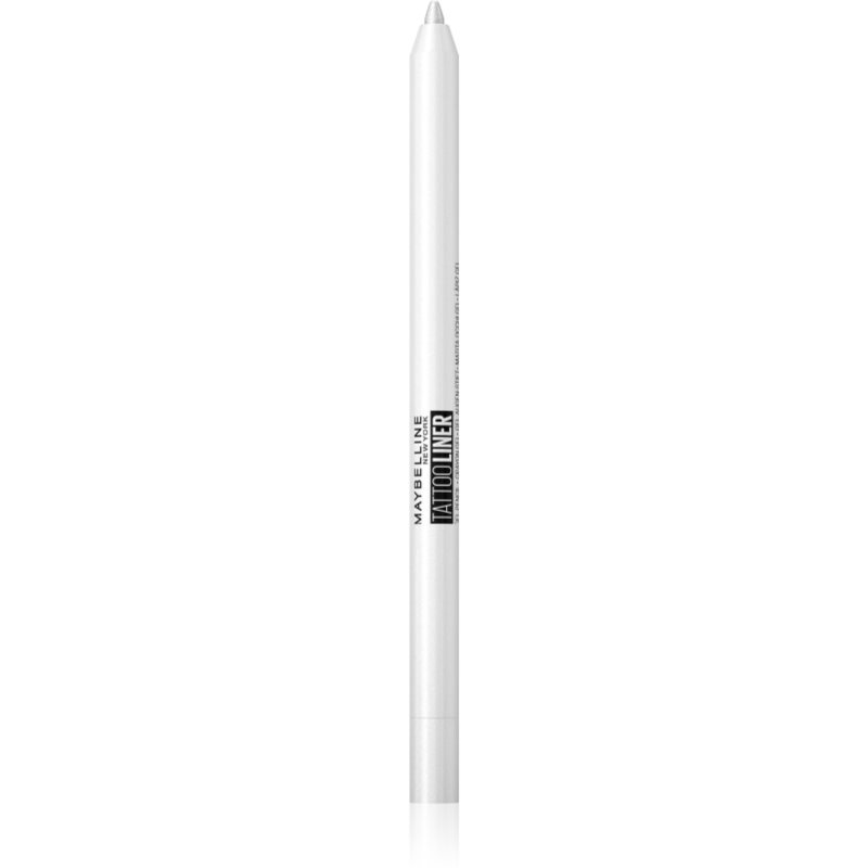 Maybelline Tattoo Liner Gel Pencil гелева підводка для очей відтінок Polished White 1.3 гр