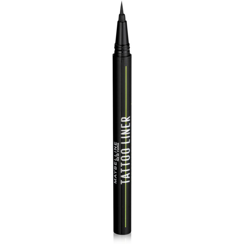 Фото - Олівець для очей / брів Maybelline Tattoo Liner Ink Pen підводка для очей відтінок Black 1 мл 
