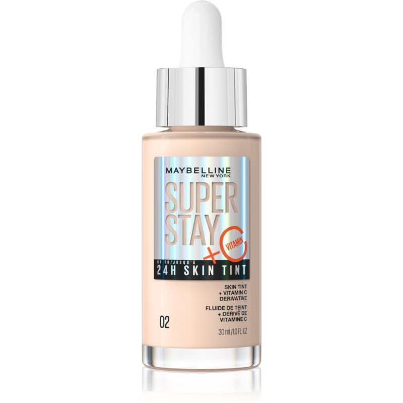 Maybelline SuperStay Vitamin C Skin Tint serum to even out skin tone shade 02 30 ml
