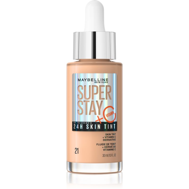 Maybelline SuperStay Vitamin C Skin Tint сироватка для вирівнювання тону шкіри відтінок 21 30 мл