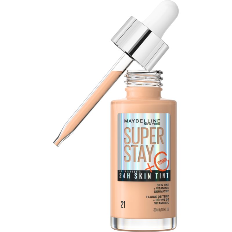 Maybelline SuperStay Vitamin C Skin Tint сироватка для вирівнювання тону шкіри відтінок 21 30 мл