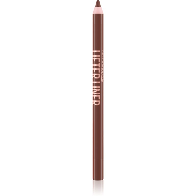 Maybelline Lifter Liner olovka za konturiranje usana s hidratantnim učinkom nijansa 001 Cross The Line 1,2 g