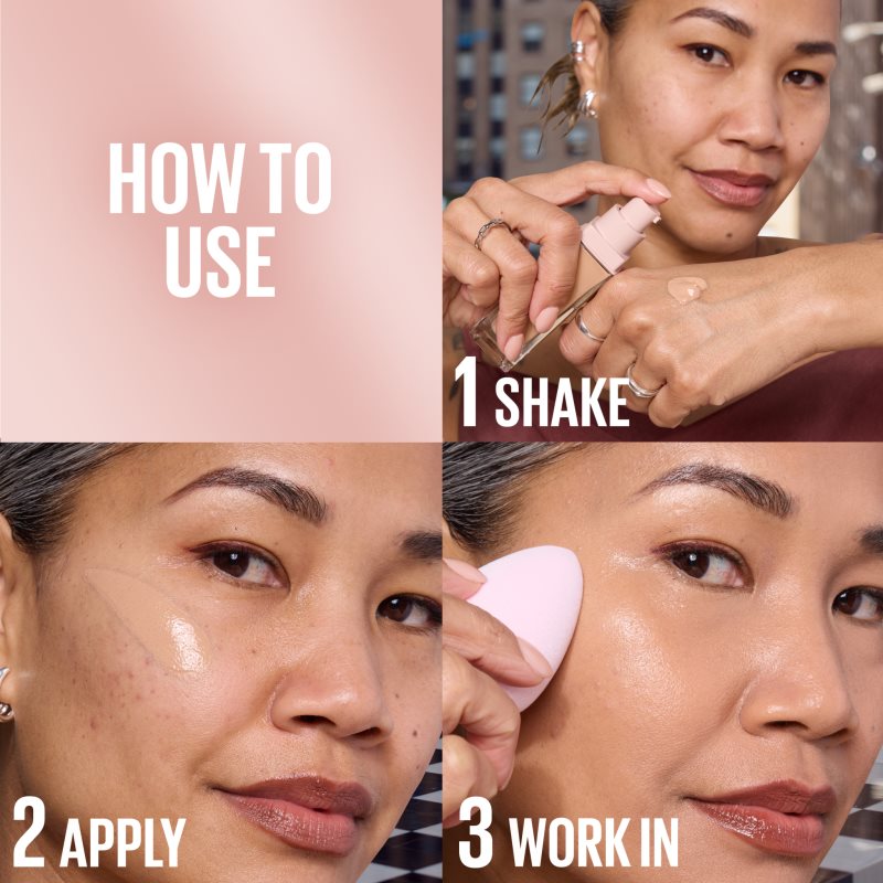 MAYBELLINE NEW YORK Lifter Plump & Glow rozjasňujúci make-up pre prirodzený vzhľad odtieň 120 30 ml