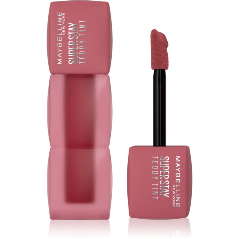 MAYBELLINE NEW YORK SuperStay Teddy Tint dlhotrvajúci rúž s matným efektom odtieň 105 Velvet Choker 5 ml