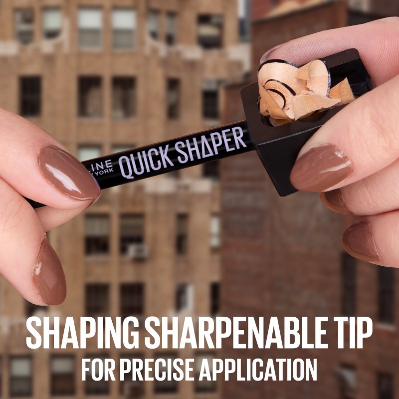 MAYBELLINE NEW YORK Quick Shaper precizní tužka na obočí s kartáčkem odstín 06 Black Brown 1 ks (obrázek 7)