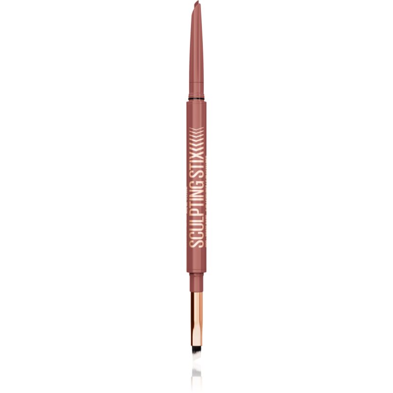 MAYBELLINE NEW YORK Sculpting Stix automatická ceruzka na oči so štetčekom odtieň 11 Rosy Sculpt 1 ks