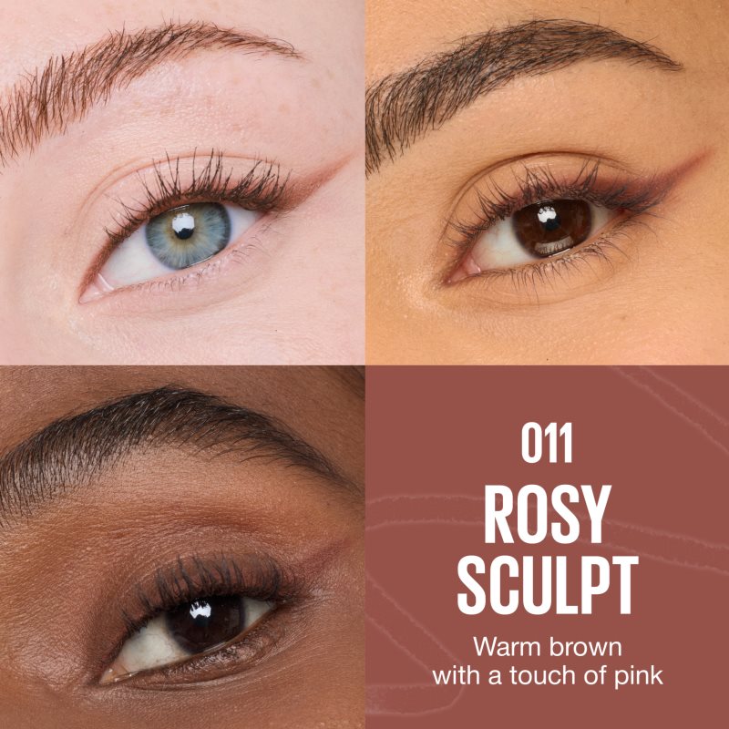 MAYBELLINE NEW YORK Sculpting Stix automatická tužka na oči se štětečkem odstín 11 Rosy Sculpt 1 ks (obrázek 6)