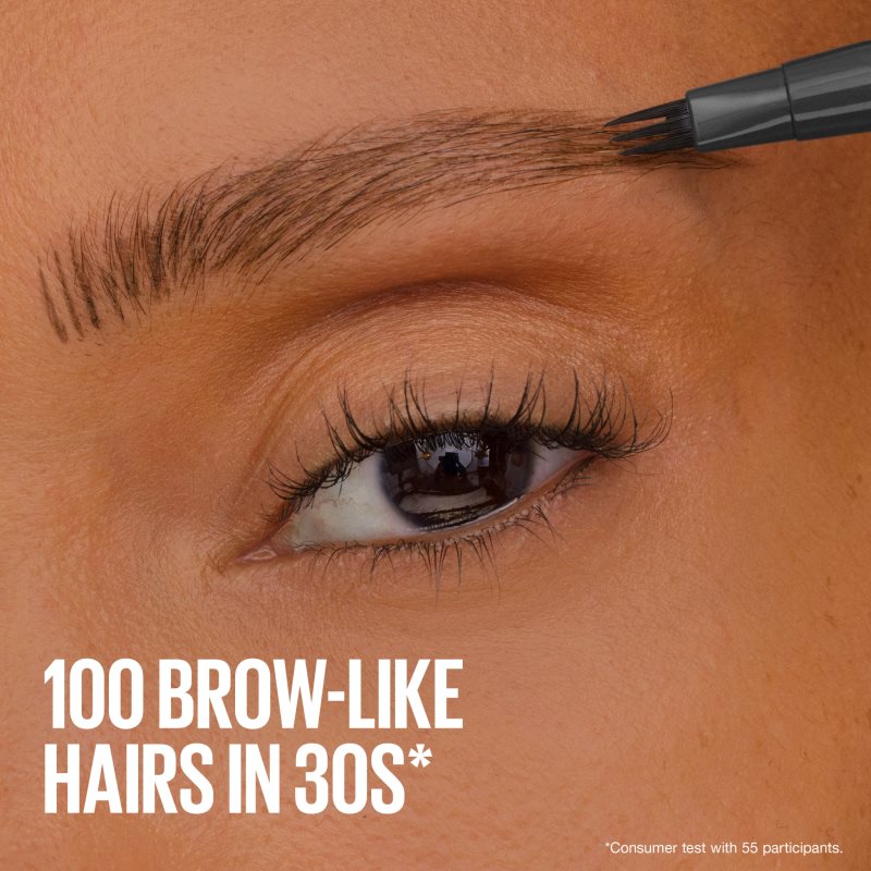MAYBELLINE NEW YORK Brow Inserts fix na obočie s kefkou 2 v 1 odtieň 2 Soft Brown 1.25 ml (obrázok 4)