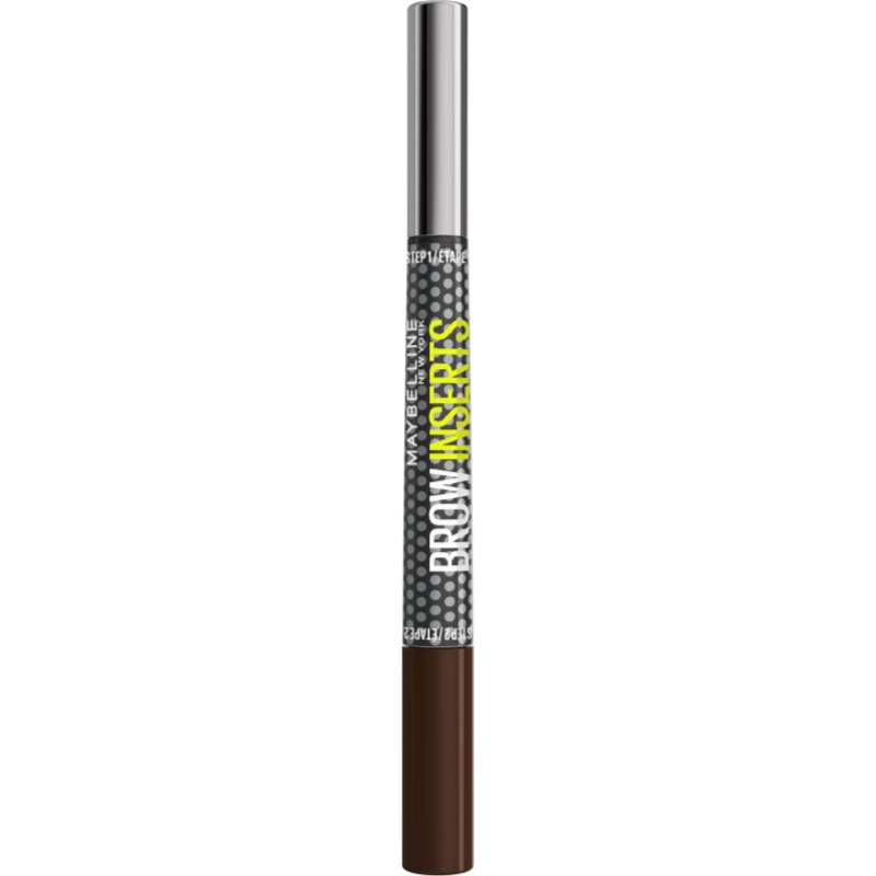 Maybelline New York Brow Inserts Deep Brown 5 Fixa na obočí s trojitým hrotem 1 ks