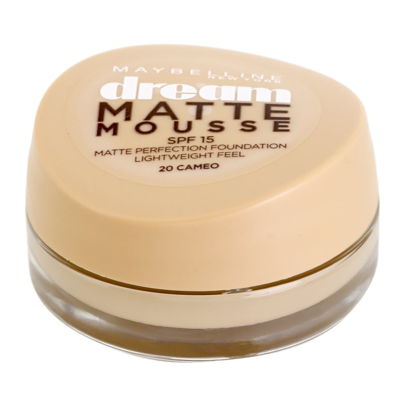 Maybelline Dream Matte Mousse mattifying foundation shade 20 Cameo 18 ml
