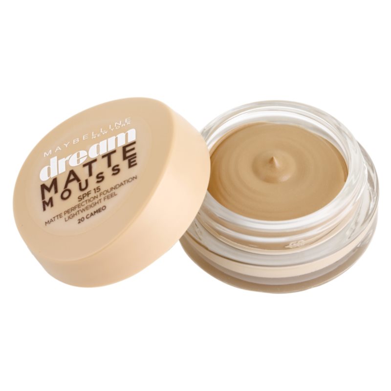 Maybelline Dream Matte Mousse тональний крем з матуючим ефектом відтінок 20 Cameo 18 мл