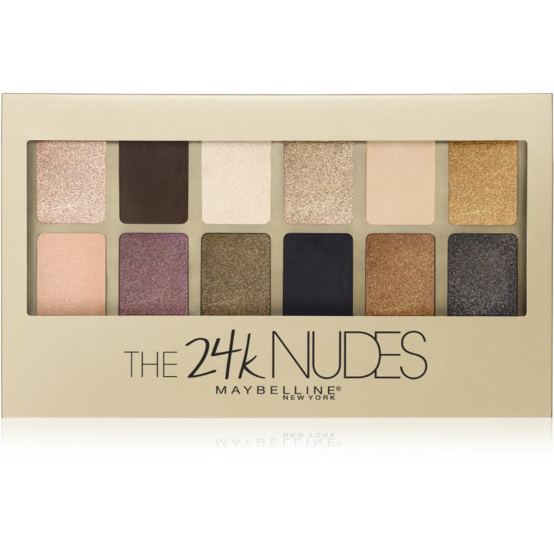 

Maybelline The 24K Nudes палетка тіней для очей відтінок Gold