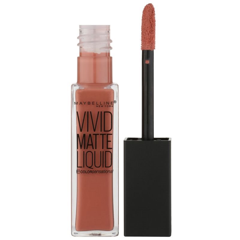 

Maybelline Color Sensational Vivid Matte Liquid рідка помада з матуючим ефектом відтінок 50 Nude Thrill