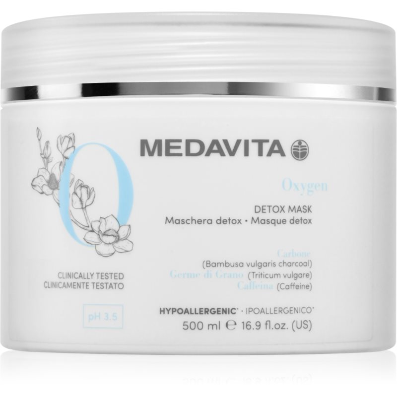 Medavita Medavita Oxygen Detox Mask αποτοξινωτική μάσκα για μαλλιά και το δέρμα του τριχωτού της κεφαλής 500 ml